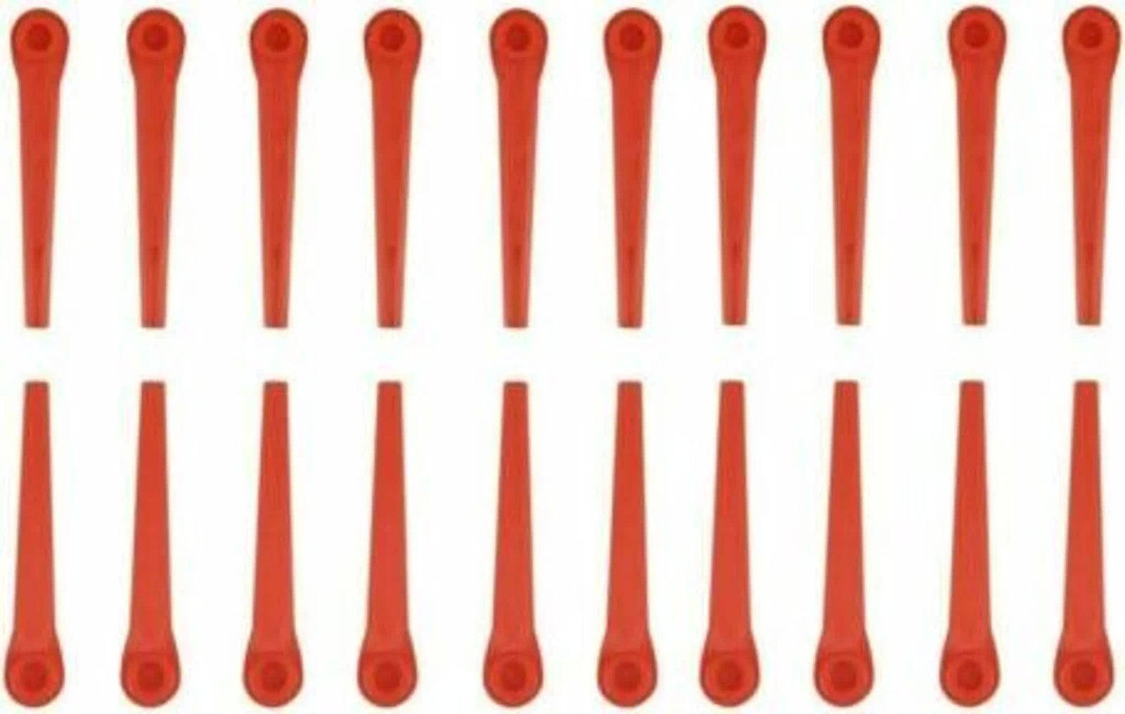 100 pcs Plastic Replacement Blades for GARDENA EasyCut LI-18/23R