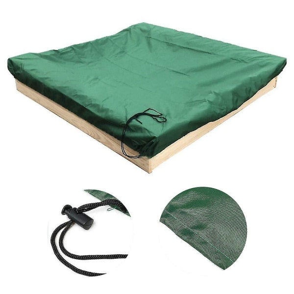Dustproof cover for sandbox Waterproof sandbox pool cover black 150x150x20cm black 150x150x20cm