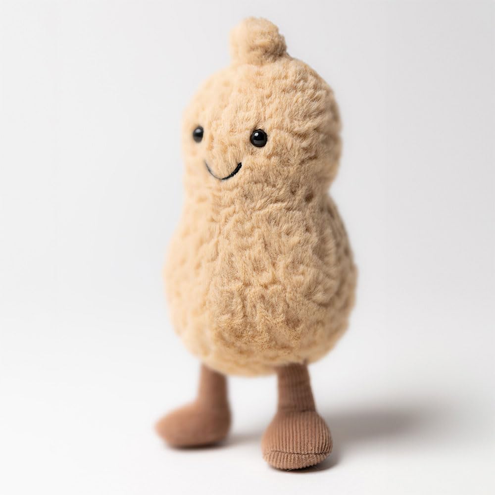 Jellycat Amuseables - Peanut Soft Toy, 15 cm, Stuffed Animal Food, Funny Gift Idea