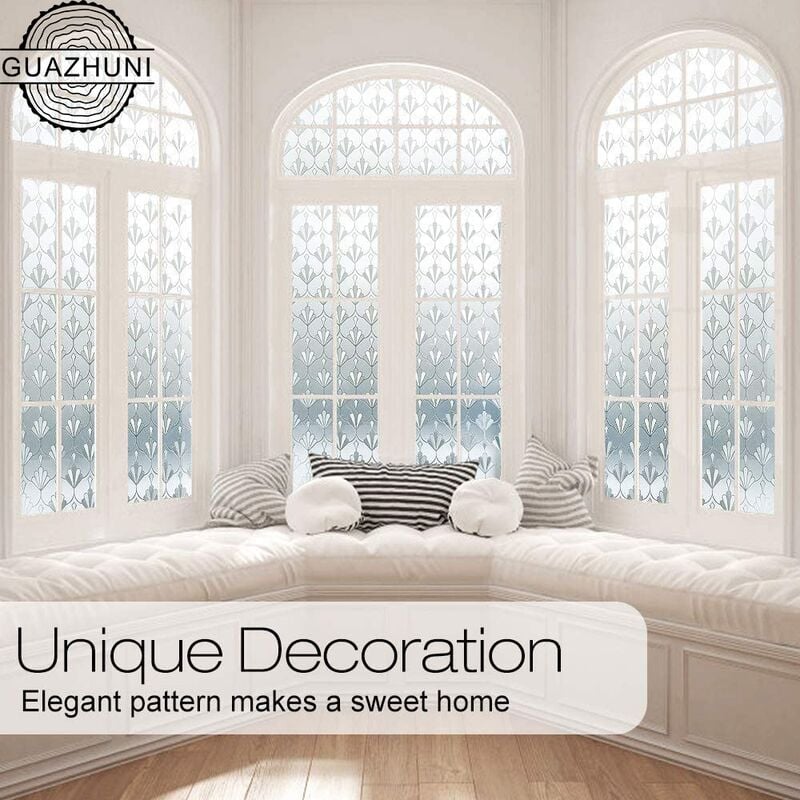 Static Cling Window Film, Privacy Window Film Blackout Reusable