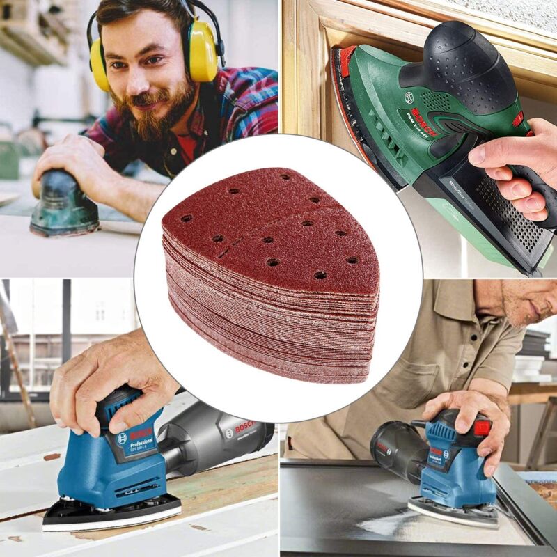 Bosch PSM Sandpaper 105x152mm, P40 Grit, 60-Pack for PSM 100A, PSM 160, PSM 200 AES