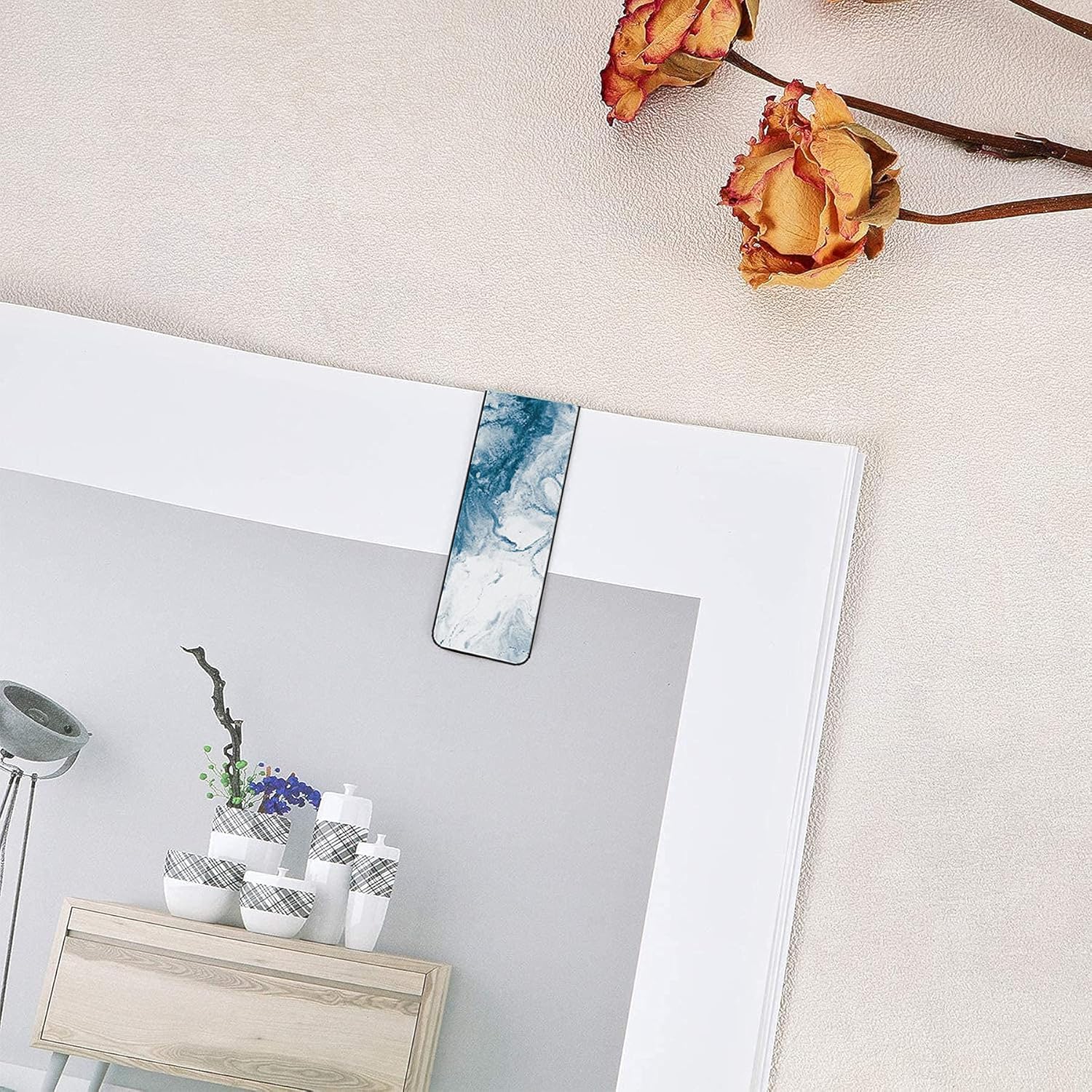 Magnetic Bookmarks, Magnetic Christmas Bookmarks, Colorful Magnetic Bookmarks for Kids, Page Markers, 30 Pieces