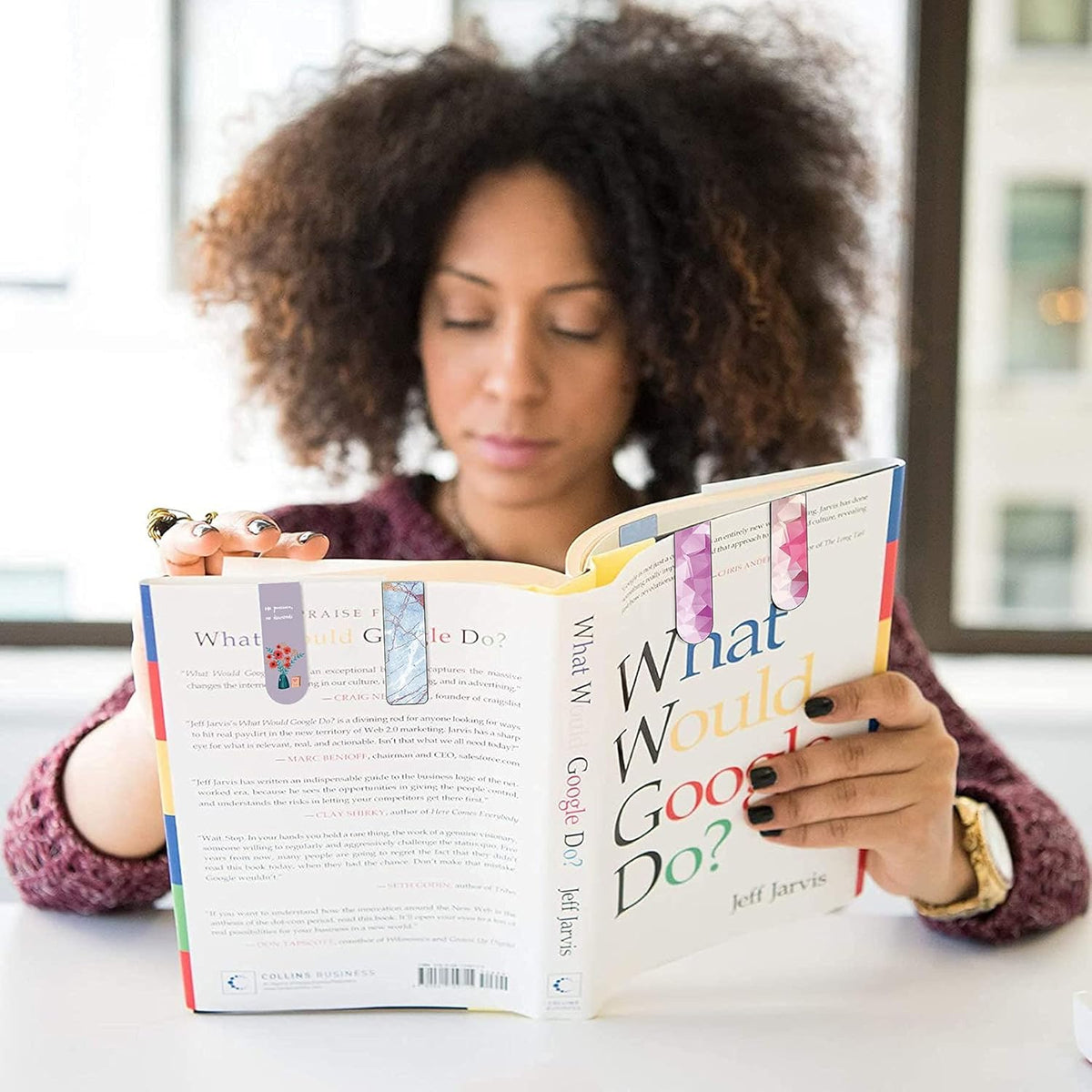 Magnetic Bookmarks, Magnetic Christmas Bookmarks, Colorful Magnetic Bookmarks for Kids, Page Markers, 30 Pieces