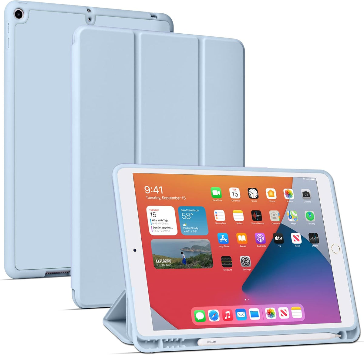 Case compatible with iPad 10.2\" [7th generation 2019 &amp; 8th generation 2020] [Corner protection]