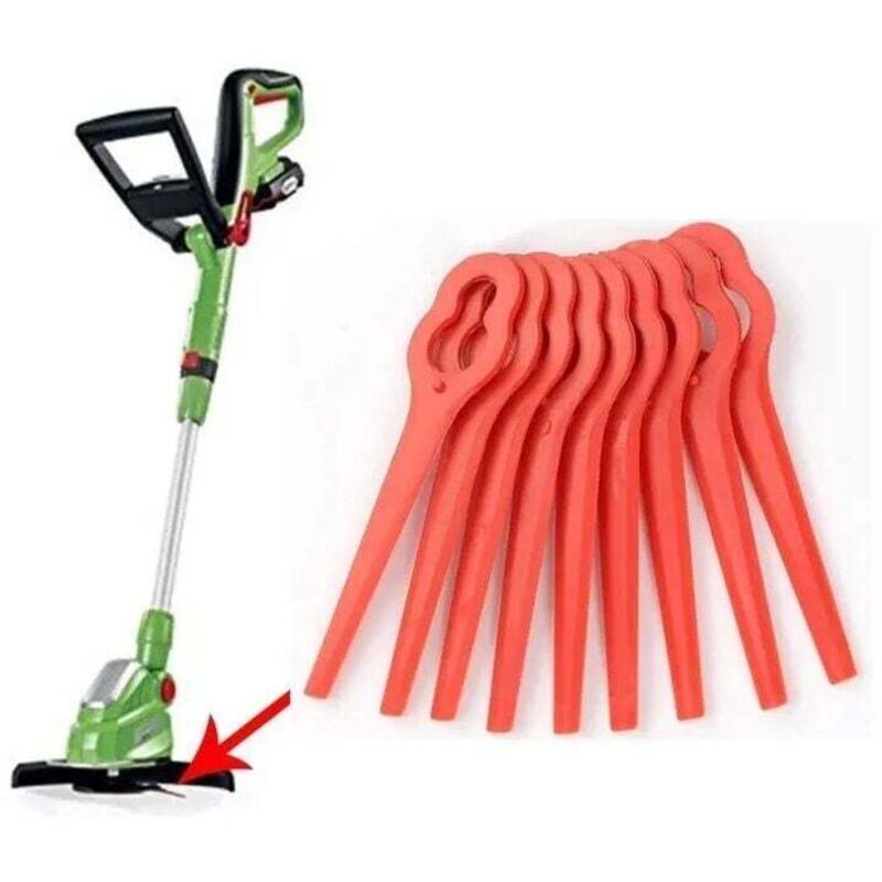 Pack of 100 Replacement Plastic Blades for Florabest LIDL FRTA 20 A1, FAT 18B3, FRT18A..DEBUNS Grass Trimmer