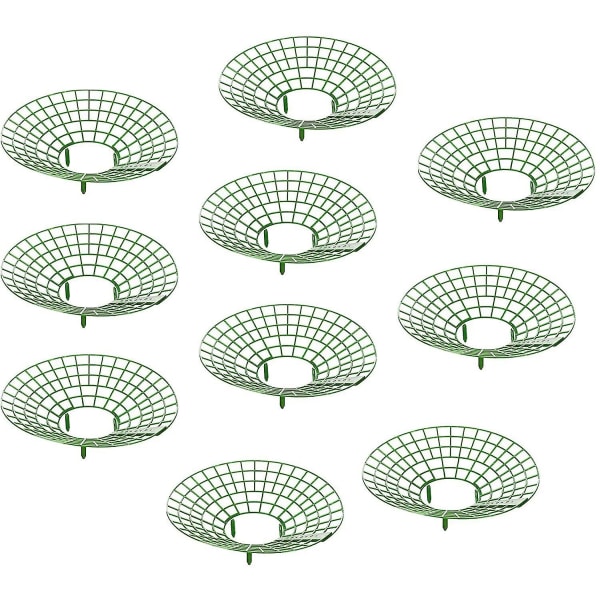 10 pcs Strawberry Plant Support Cages Climbing Rack Strawberry Rack Frame Holder Balcony Planting Rack Fruit Support Garden