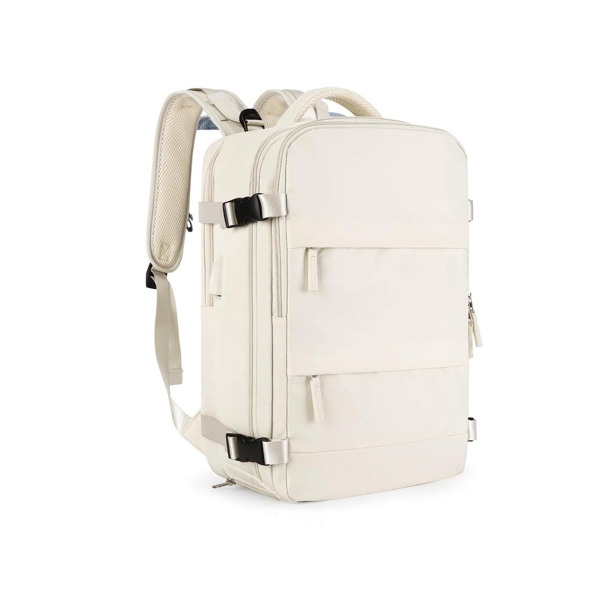 Hot 2025 Ryanair Cabin Travel Backpack 40x20x25 cm, Cabin Travel Bags, Cabin Bag for EasyJet, Hand Luggage, Cabin Bag, Hiking Backpack blanquecino