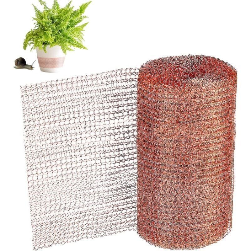 Copper net, 6m roll for snails, mice, birds, nematodes - Garden rodent protection