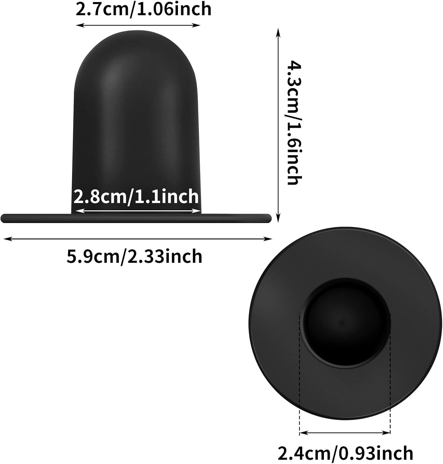 4-Pack Pool Wall Plug Replacement Parts - Above Ground Pool Filter Pump Filter Hole Plug Compatible with Intex and Bestway
