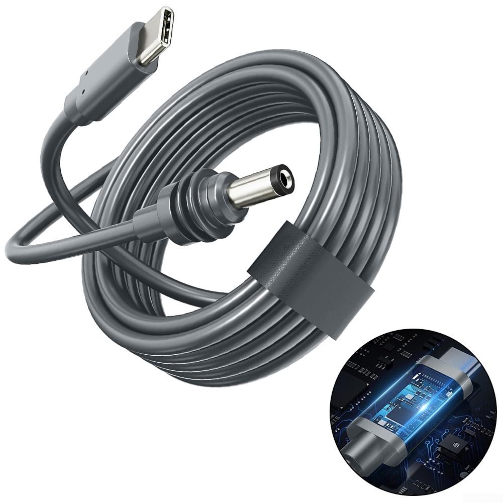 Power Cable compatible with Starlink Mini, Waterproof DC Male to USB-C (2 m) 2M