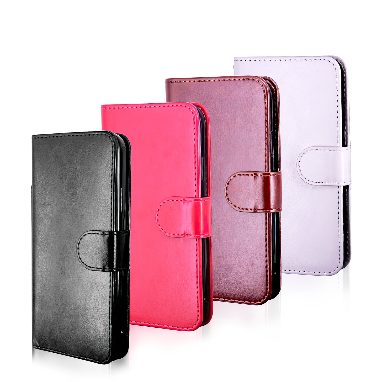iPhone 12 - Leather Case / Protection Pink
