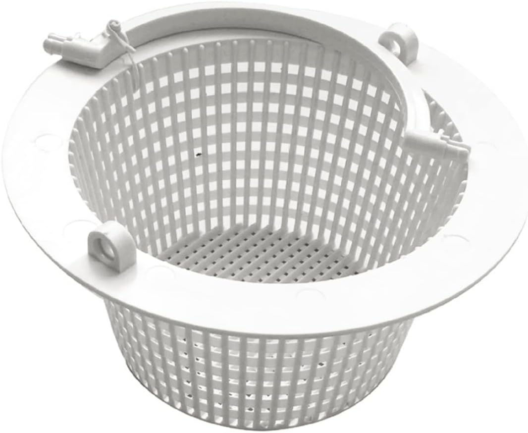 Pool Filter Basket, 15.8 x 7.6 cm pool hole basket with handle safe plastic replacement pool filter basket pool strainer basket for swimming pool With handle
