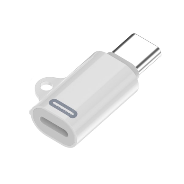 Compatible with iPhone, Lightning to USB-C adapter compatible with e.g. iPhone 15 White