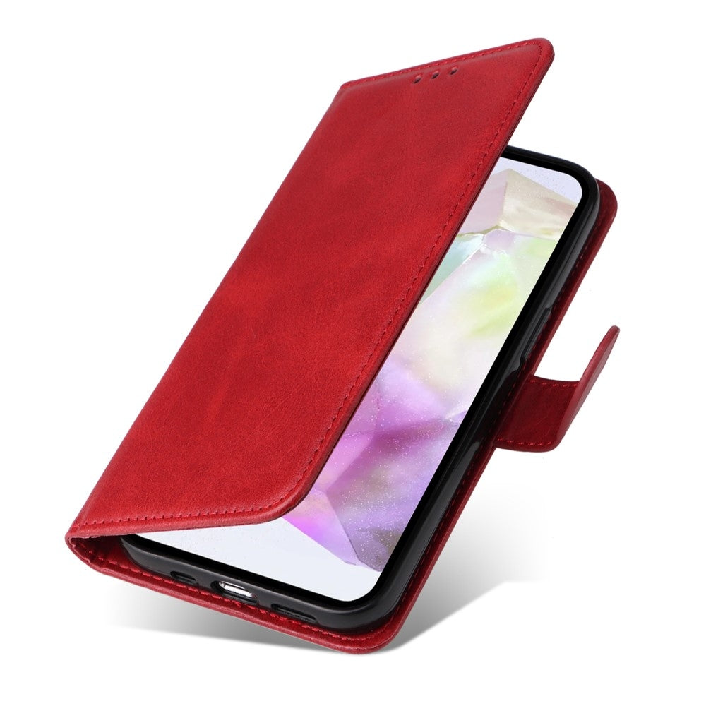 PU Leather Wallet Case Compatible with Samsung A56 5G - More Colors Available Red Red