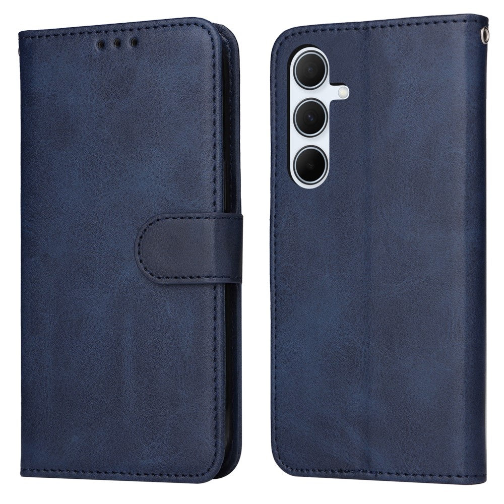 PU Leather Wallet Case Compatible with Samsung A56 5G - More Colors Available Blue Blue