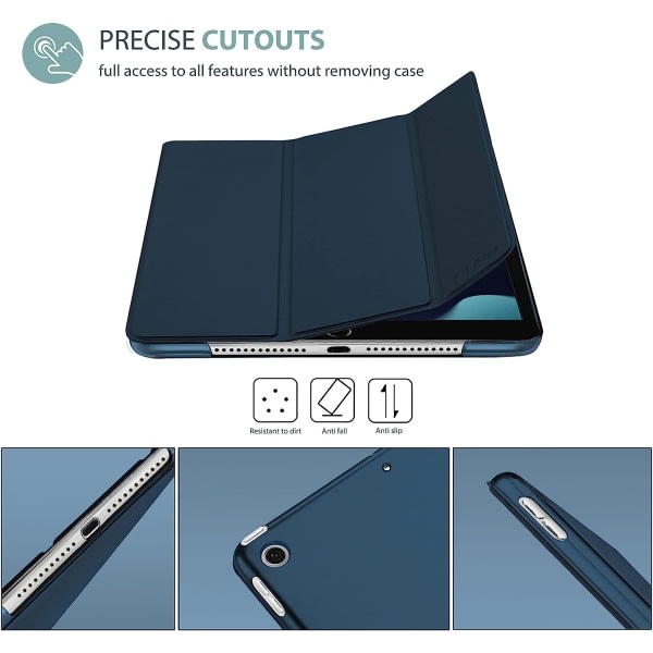 ProCase iPad 10.2 Case iPad 9th generation, hard back Blue