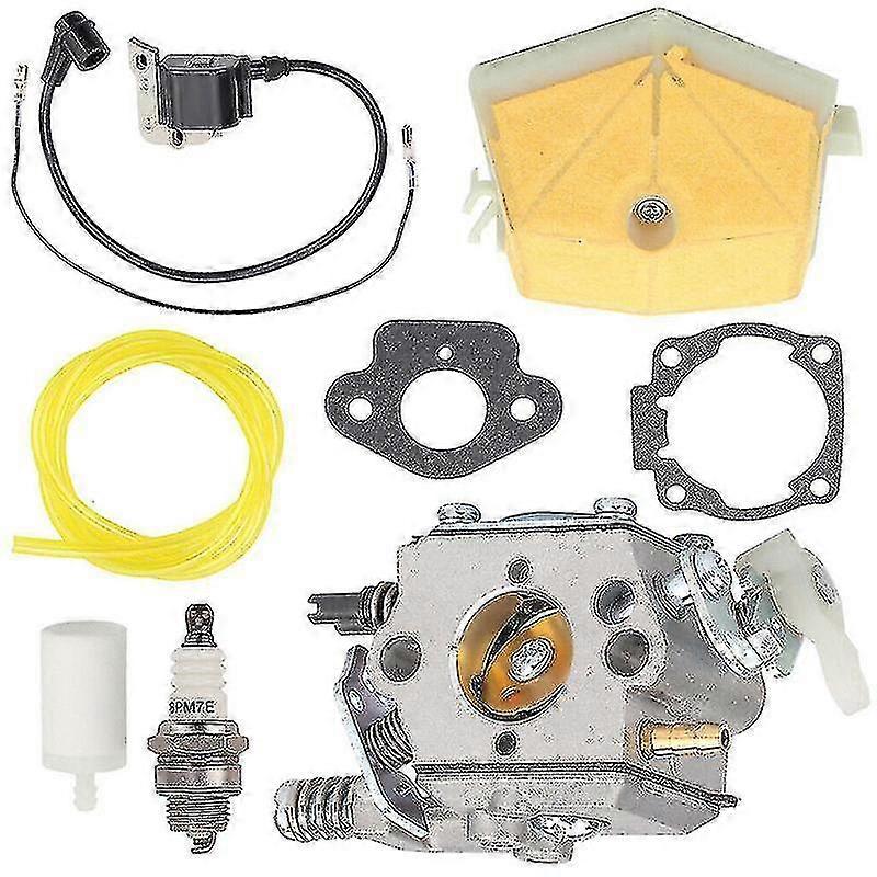 (Special Offers!) Carburetor Kit for Husqvarna 50 51 55 61 254 257 261 262 Chainsaw Walbro Wt170 Carburetor Spark Plug Fuel Filter Carburetor New – Max