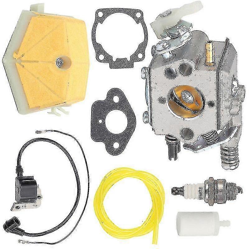 (Special Offers!) Carburetor Kit for Husqvarna 50 51 55 61 254 257 261 262 Chainsaw Walbro Wt170 Carburetor Spark Plug Fuel Filter Carburetor New – Max