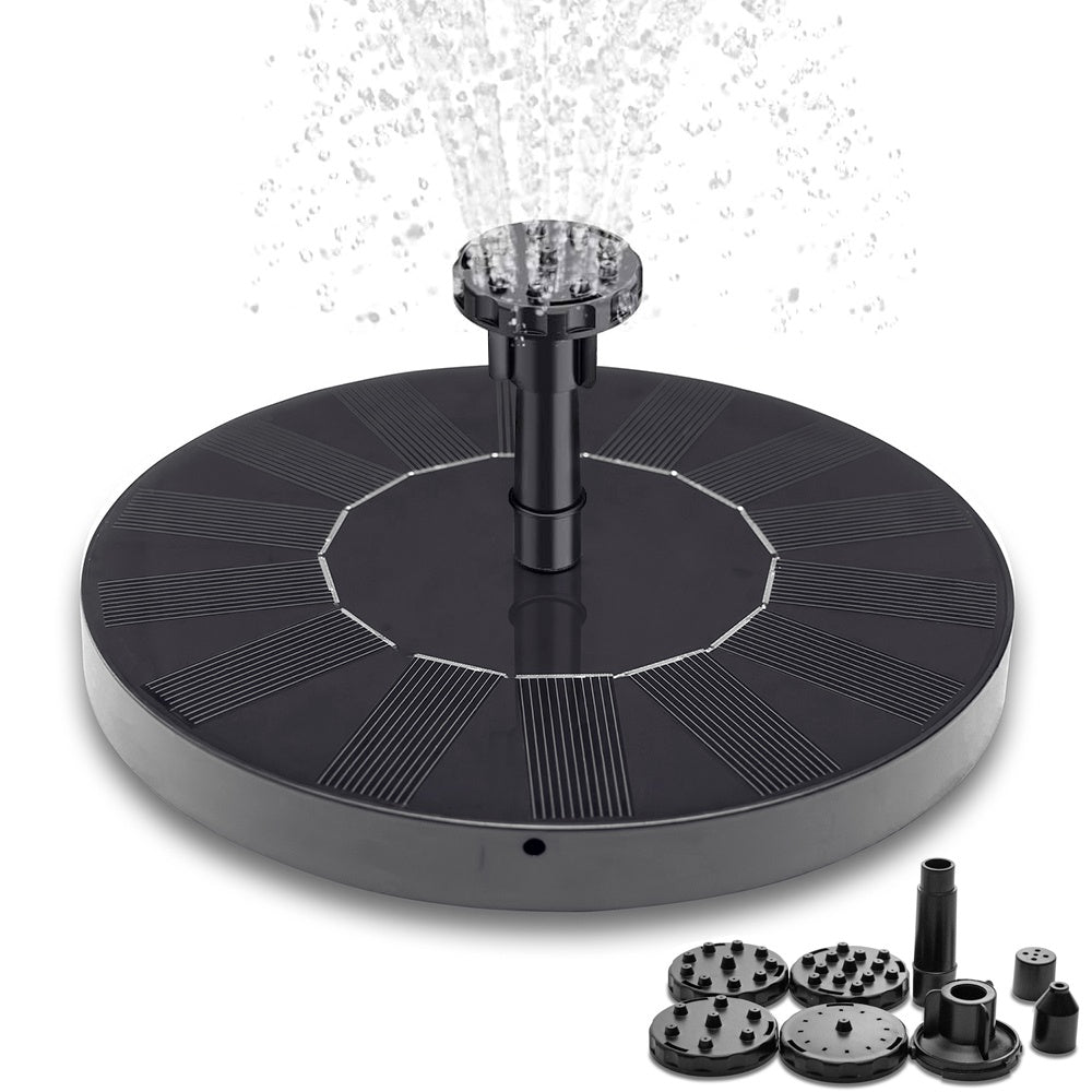 Promotion at a low price! Fountain - Solar Fountain / Water Fountain Solar Cell - 16 cm Black Black—max Black Black