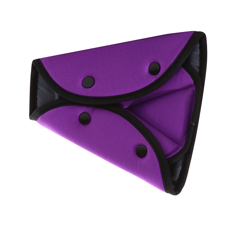 Seat Belt Adjuster - Car Seat Belt Protector (2 pcs, blue, purple)