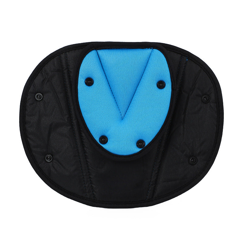 Seat Belt Adjuster - Car Seat Belt Protector (2 pcs, blue, purple)