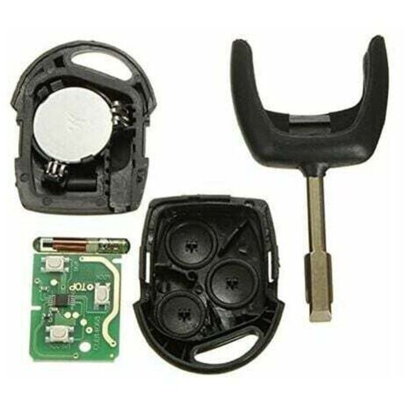 pc 3-button 433 MHz FOB remote key for Ford/Mondeo/Fiesta/Focus/Ka Transit