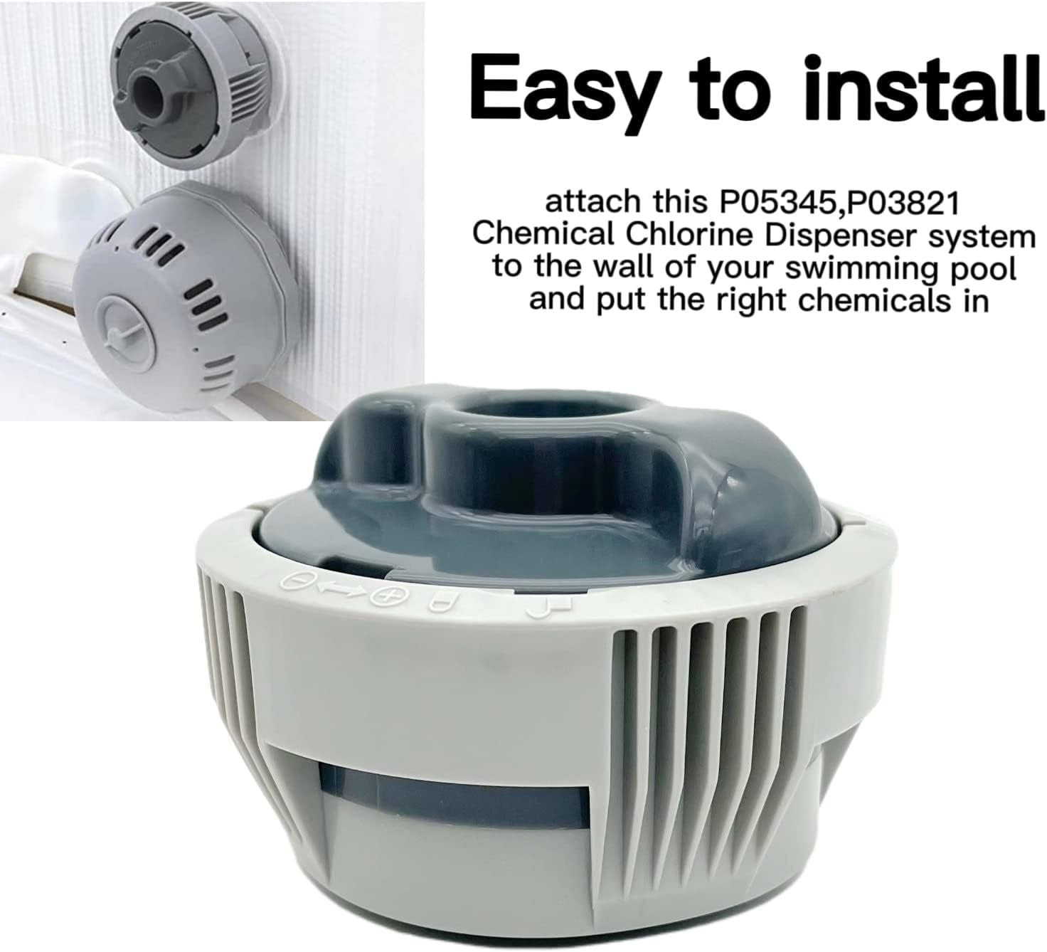 Chlorine Dispenser for Lay-Z-Spa, Pool Chemical Dispenser P05345