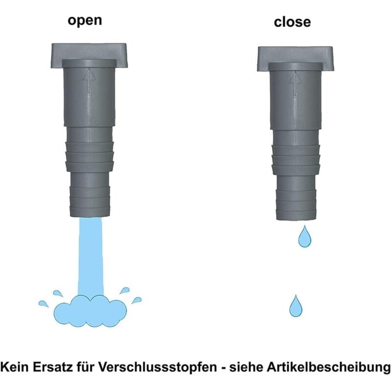 2-pack pool maintenance/shutoff valves with 32mm hose connection, pool shutoff valve, valve double split pool valve