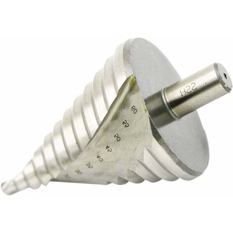 HSS Step Drill Ø 6-60mm - Spiral Large Cone Drill for Metal, Wood, Plastic