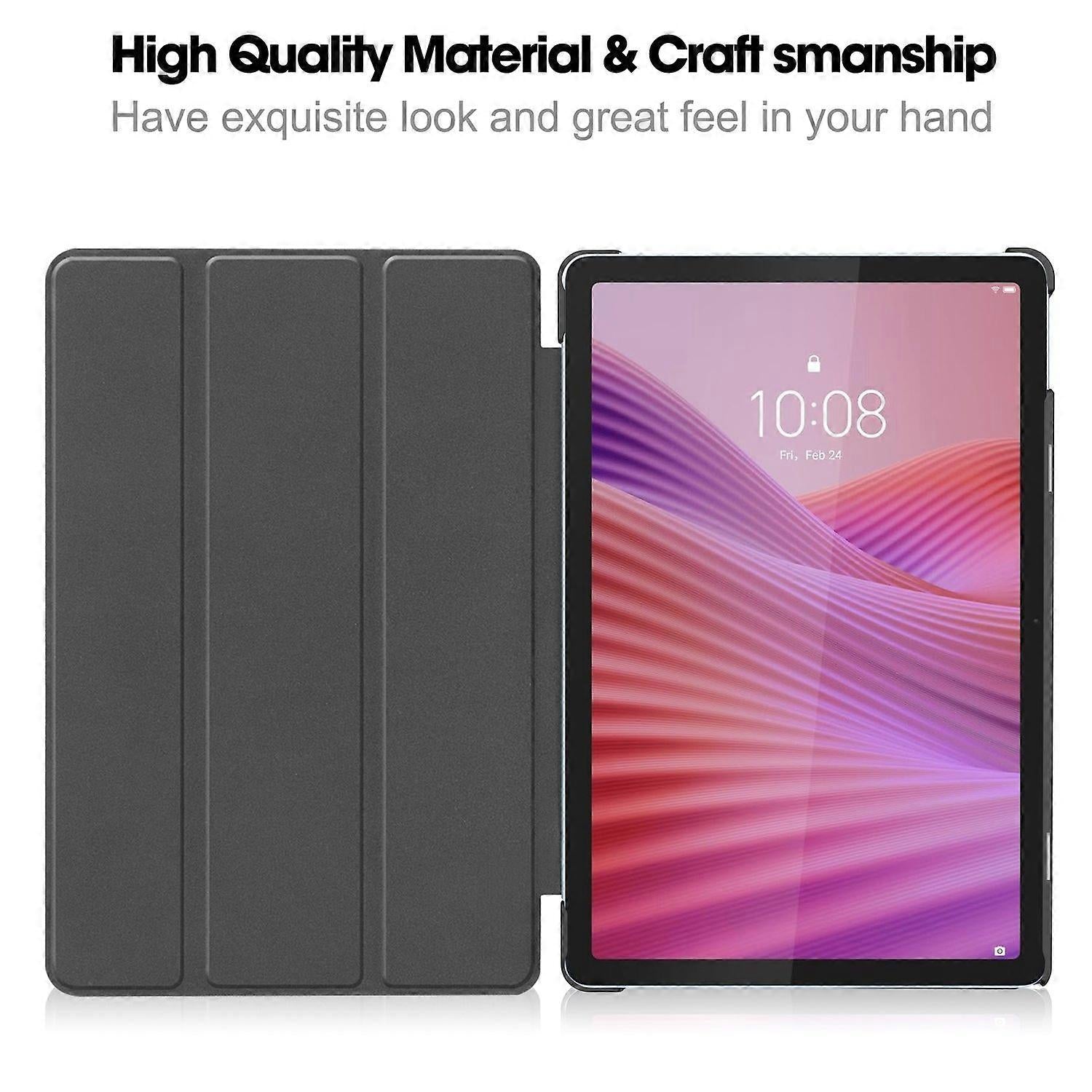 Case for Lenovo Tab TB311FU Anti-Drop Leather Stand Tablet Protection Multicolor{hh] Multicolor Multicolor Black