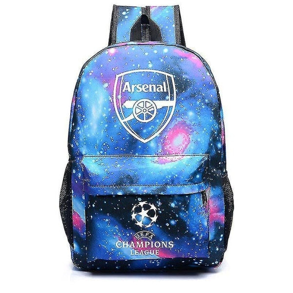 Star Arsenal Uefa Champions League Shoulder Bag Fan Backpack Student School Bag Storage Bag-WELLNGS
