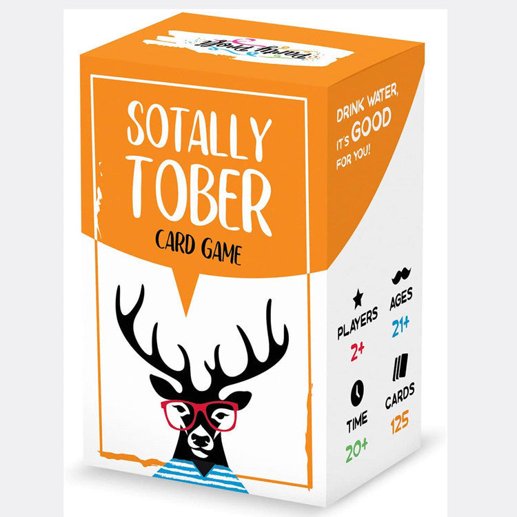Sotally Tober Drinking Game Full English Adult Drinking Game Card Game