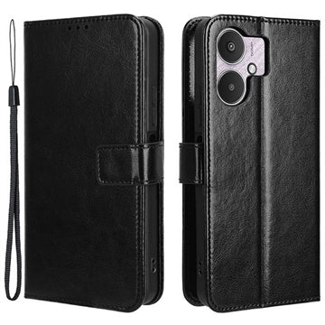 Xiaomi Redmi 13C 5G/Poco M6 Wallet Case with Magnet... Black Black black