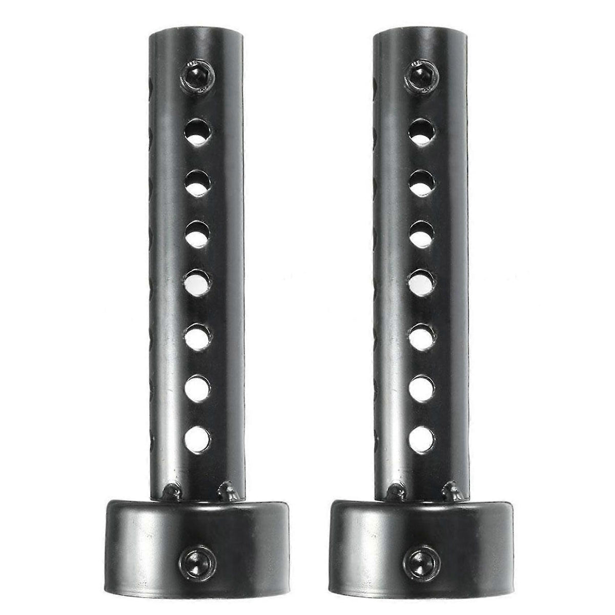 2x Universal Motorcycle Exhaust Pipe Silencer Db Killer 48mm Black
