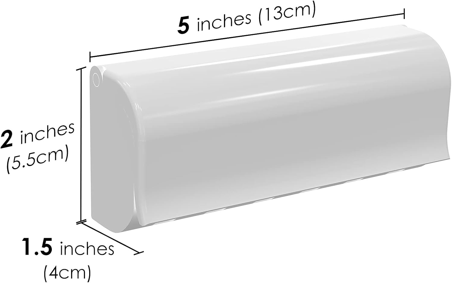 Wall-mounted toothbrush holder with 6 compartments and self-adhesive