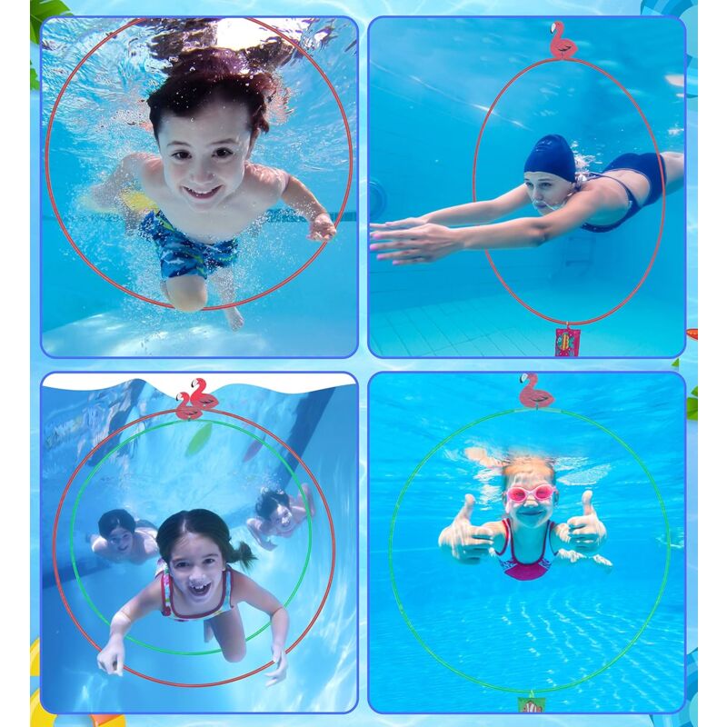 Diving Rings for Pool, Diving Ring, Diving Rings for Swimming, Diving Toys, Pool Swimming Toys, Water Swimming, Pool Toys for Swimming Training, Summer