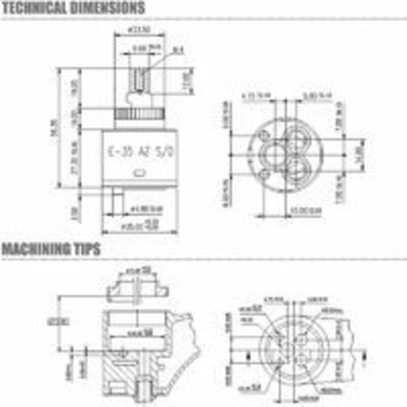 Ceramic Faucet Insert for Mixer Valve Replacement 35MM, DEBUNS
