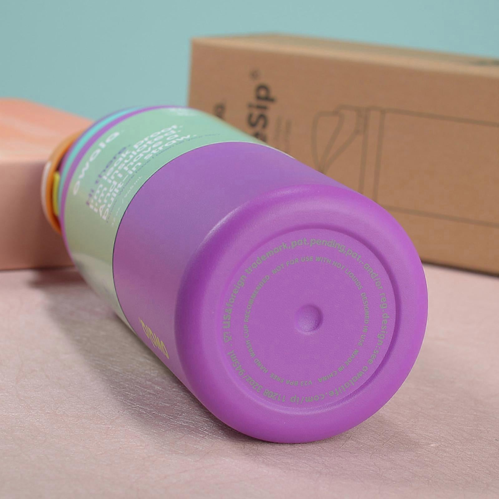 Large 710ml Off-White Thermos Bottle for Adventure lotus colorM