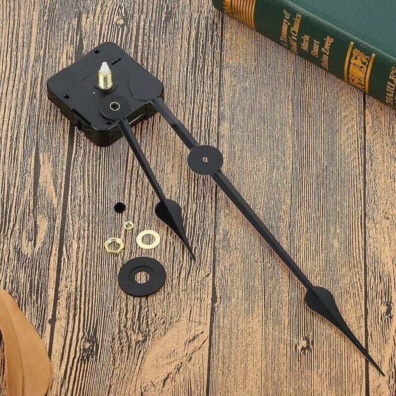 High Torque Clock Motor, Long Shaft and 7-Inch Spade Hands