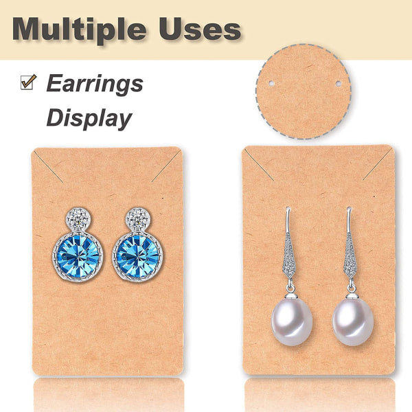 480pcs earring cards with plastic bag earring display cards for earring necklace display jewelry packaging