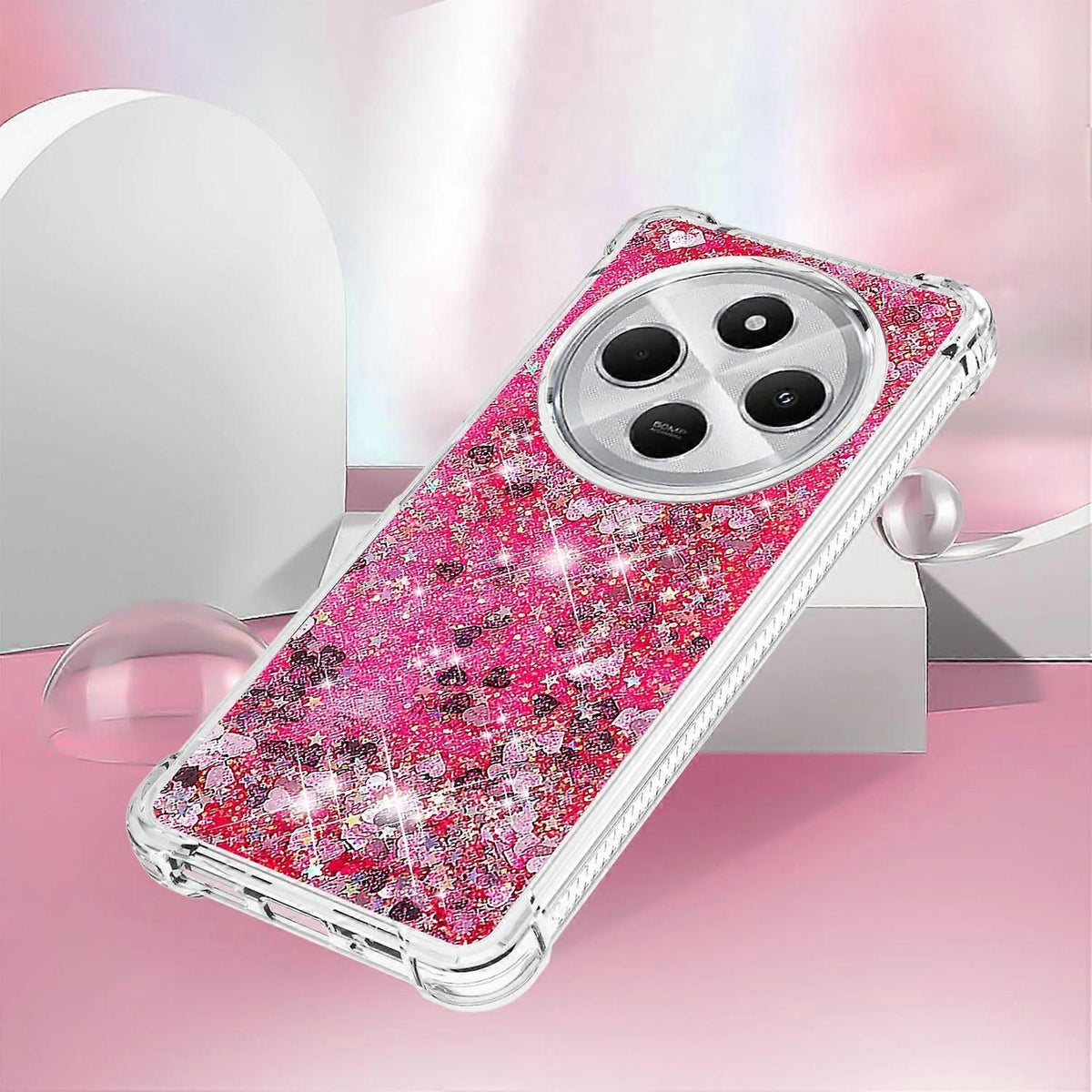 Compatible with Xiaomi Redmi 14C 4G Mobile Case - Perfect Pink/Hearts_tfrf Pink/Hearts