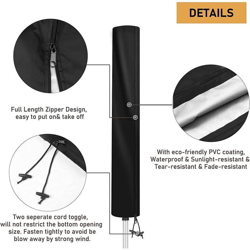 Brabantia Drying Rack Cover, Waterproof Protective Cover for Brabantia Drying Rack, 160x15x15cm, Outdoor Use