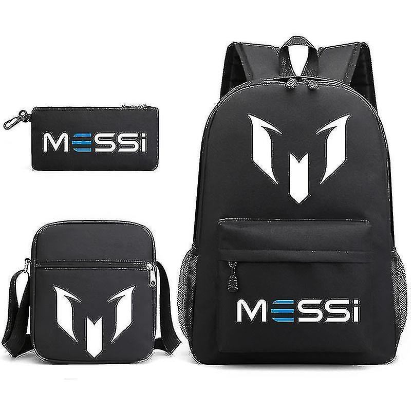 3pcs Football Messi Backpack Rucksack Women Men Travel Laptop Teenagers Molas Toes Sac Only Backpack- Perfet Only Backpack none_tfrf Only Backpack none