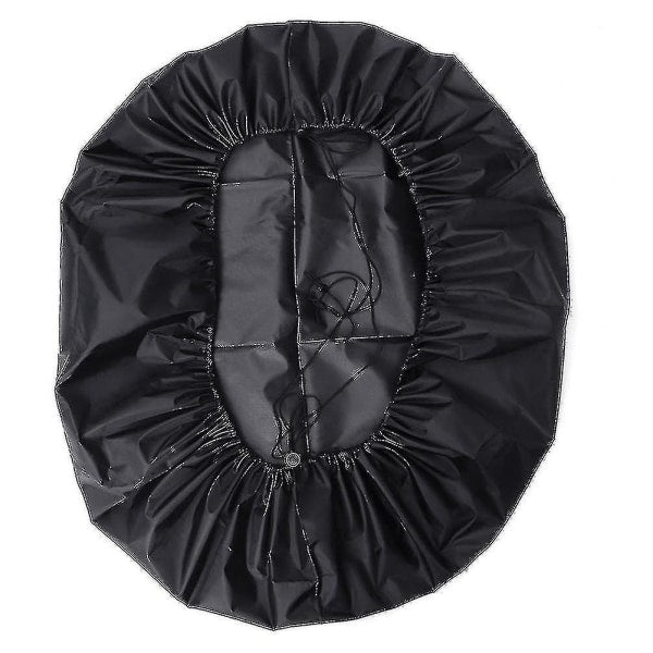 Waterproof Cover 112cm Outdoor Round Black Patio Fire Pit Cover