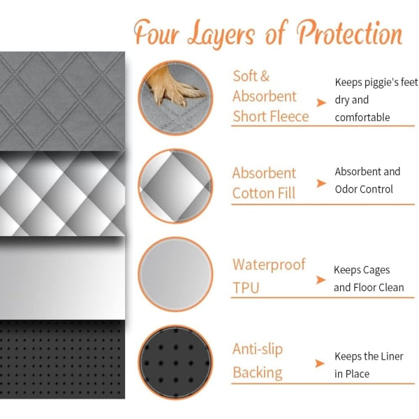 Burmat Guinea pig 60x120 cm 2-pack GINISWEETY