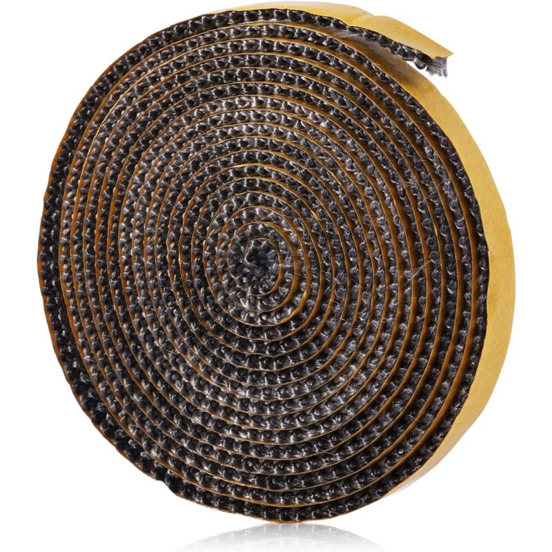 3mm x 1cm x 3m Heat Resistant Fiberglass Gasket - Self Adhesive Chimney Seal for Wood Stoves &amp; Open Fireplaces, Up to 550°C