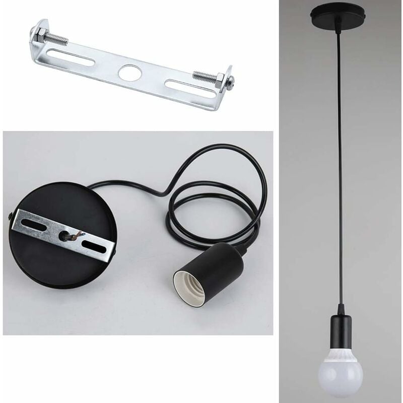 4-pack 95mm Ceiling Light Bracket - Compatible with Chandeliers & Pendant Lights - Holders & Accessories