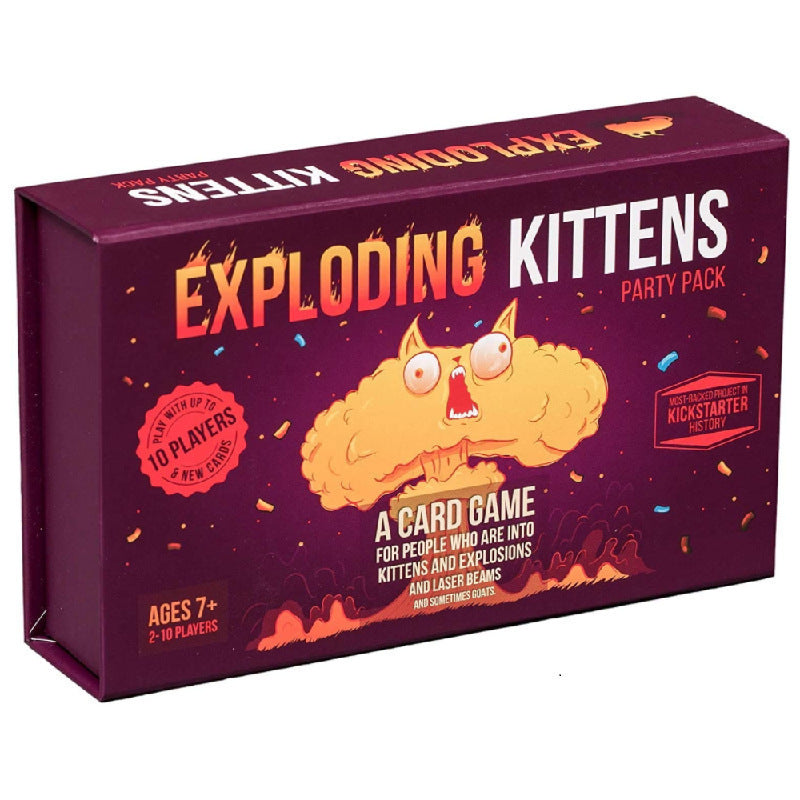 Exploding Kittens Party Pack from Exploding Kittens - Card Games for Adults, Teens and Kids - Fun Family Games - A Russian Roulette Card Game