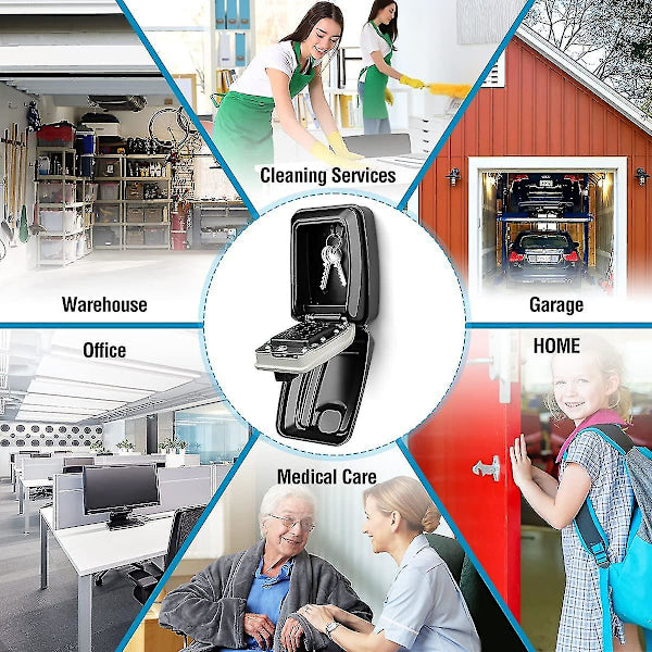 Waterproof key box wall mounted outdoor key box safe key box wall mounted key cabinet