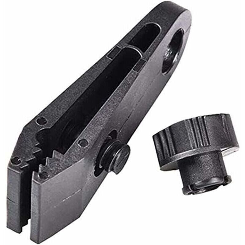 12 pcs Tent Clamps, Heavy Duty Tent Clamps Set Instant Awning Clamp for Tent Tarpaulin Caravan Garden Shelter, Black (12), by DEBUNS